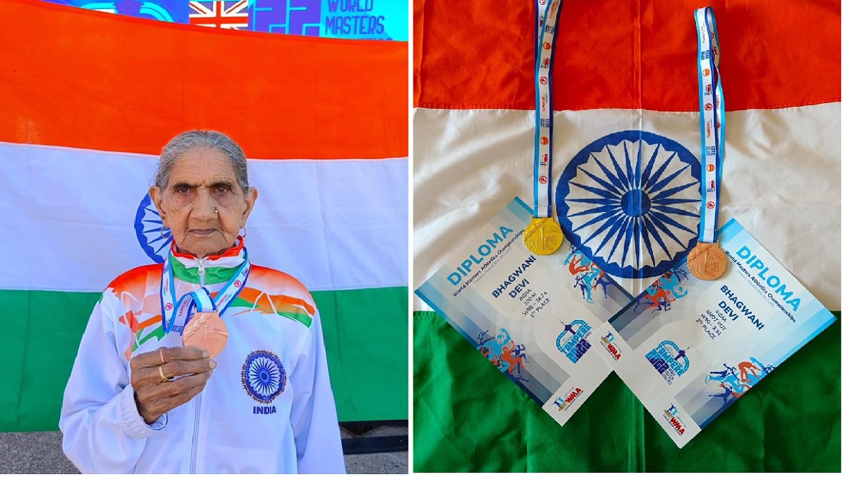 ९४ वर्षीय भारतीय हजुरआमालाई मास्टर्स एथलेटिक्समा स्वर्ण