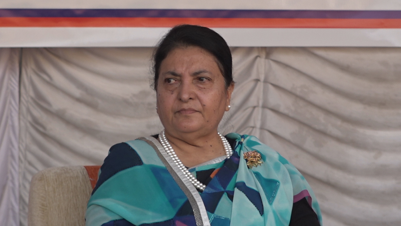 गणतन्त्रको रक्षा गर्दै समुन्नत नेपाल बनाउनु सबैको साझा दायित्व हो : पूर्वराष्ट्रपति भण्डारी