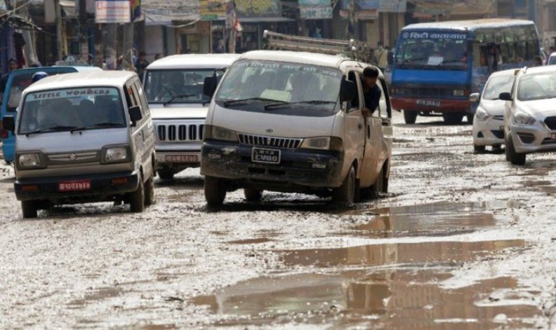 सात वर्षदेखि जोरपाटी–साँखु सडक अलपत्र