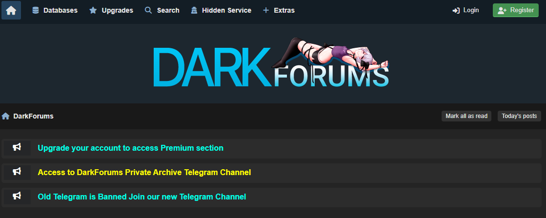 Welcome to DarkForums!