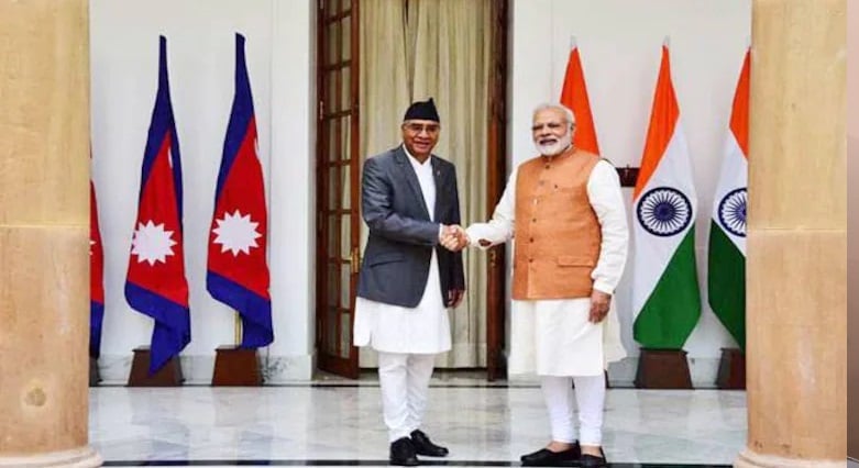 नयाँदिल्लीमा देउवा: नेपाल र भारतका प्रधानमन्त्री आज भेट्दै