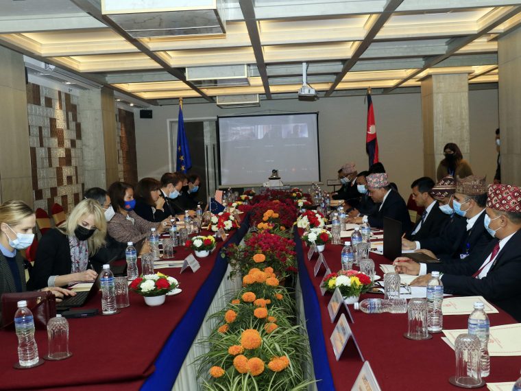 नेपाल–युरोपेली सङ्घ संयुक्त आयोगको तेह्रौँ बैठक काठमाडौंमा सुरु
