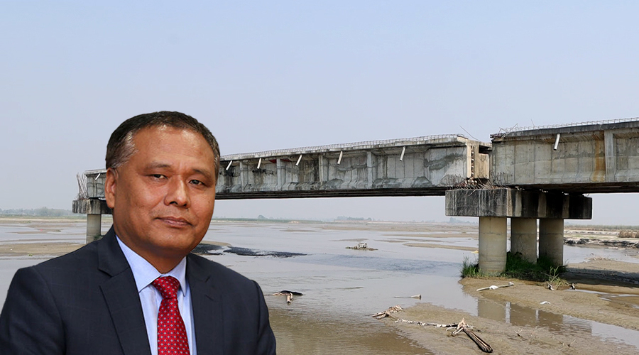 १४ वर्षदेखि अलपत्र झापाको कन्काई पुलको ठेक्का तोडियो