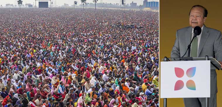 प्रेम रावतले बनाए एउटै सम्बोधनमा सबैभन्दा ठूलो उपस्थिति सहितको नयाँ गिनिज विश्व रेकर्ड