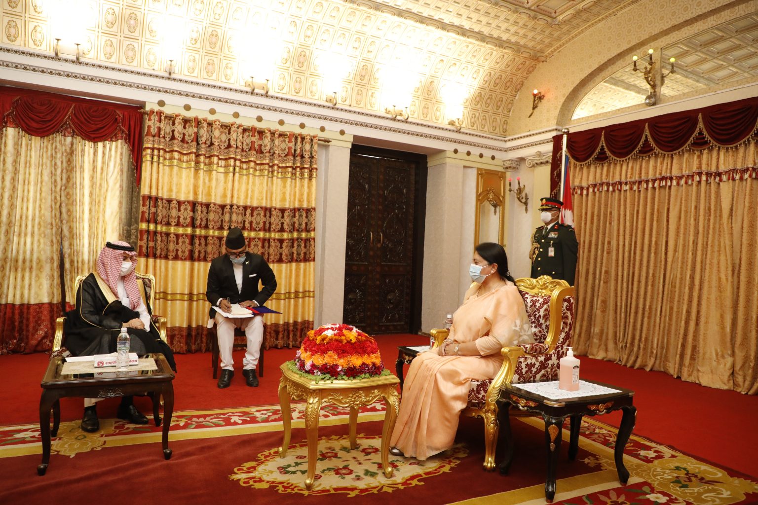 राष्ट्रपति भण्डारी र साउदी अरबका विदेशमन्त्रीबीच भेटवार्ता