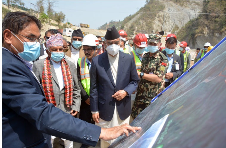 तनहुँ जलविद्युतको काम समयमै सम्पन्न गर्न प्रधानमन्त्रीको निर्देशन