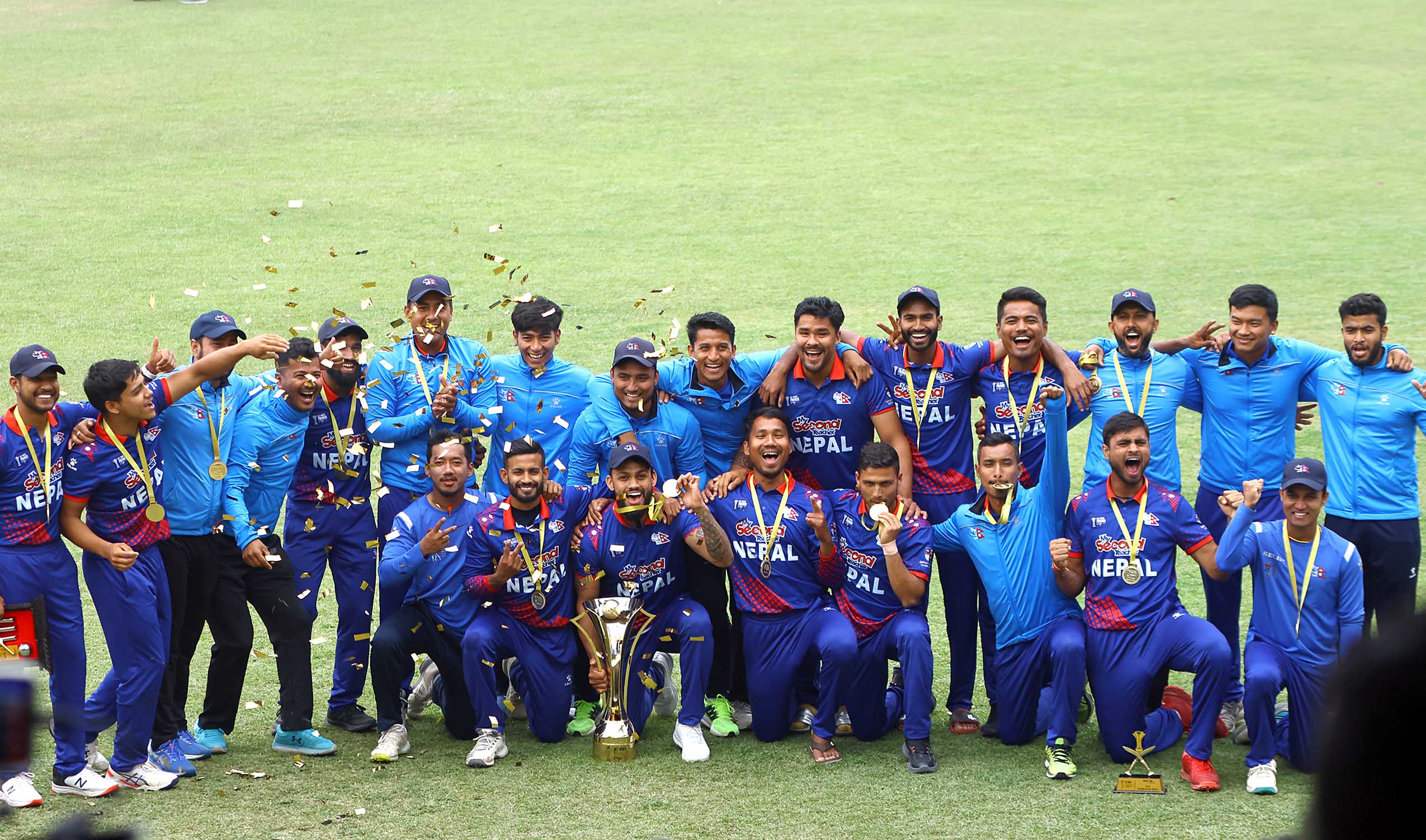युएईलाई ७ विकेटले पराजित गर्दै नेपाल एसिसी प्रिमियर कप च्याम्पियन,  अब भारत र पाकिस्तानसंग खेल्ने
