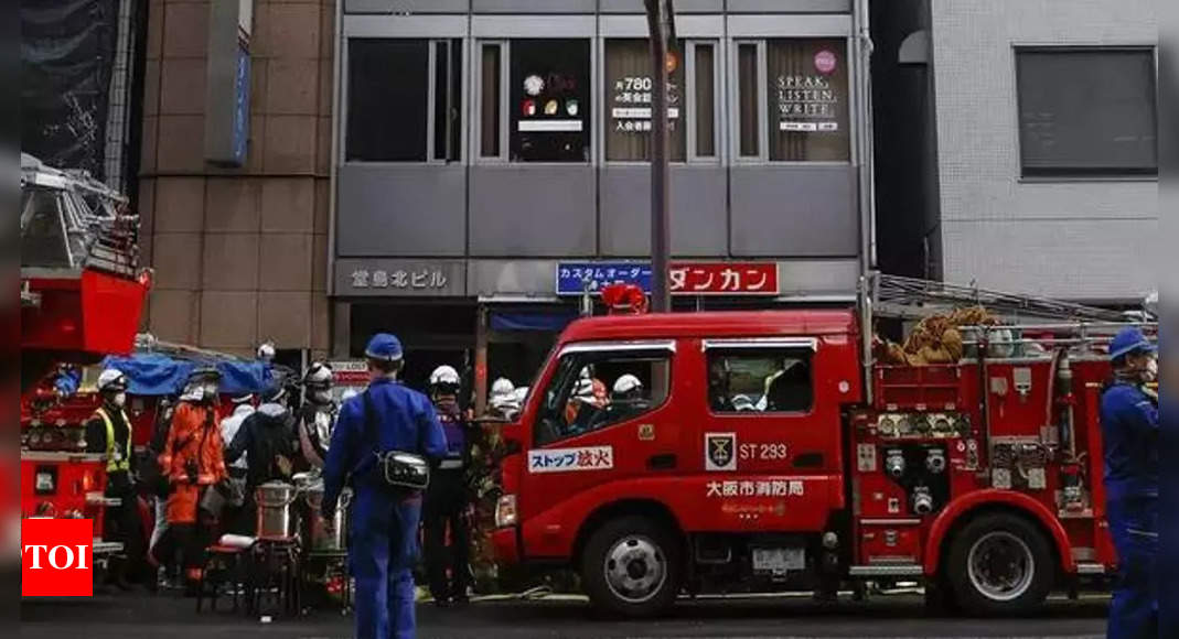 जापानमा एउटा भवनमा आगलागी हुँदा कम्तीमा २७ जनाको मृत्यु