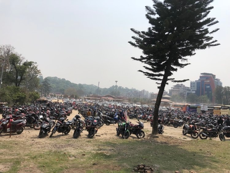 Parking at Pashupatinath