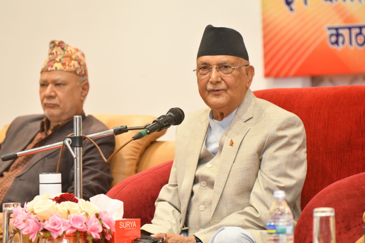 सुशीला कार्की नेतृत्वको सरकार असंवैधानिक र प्रतिगामी : ओली