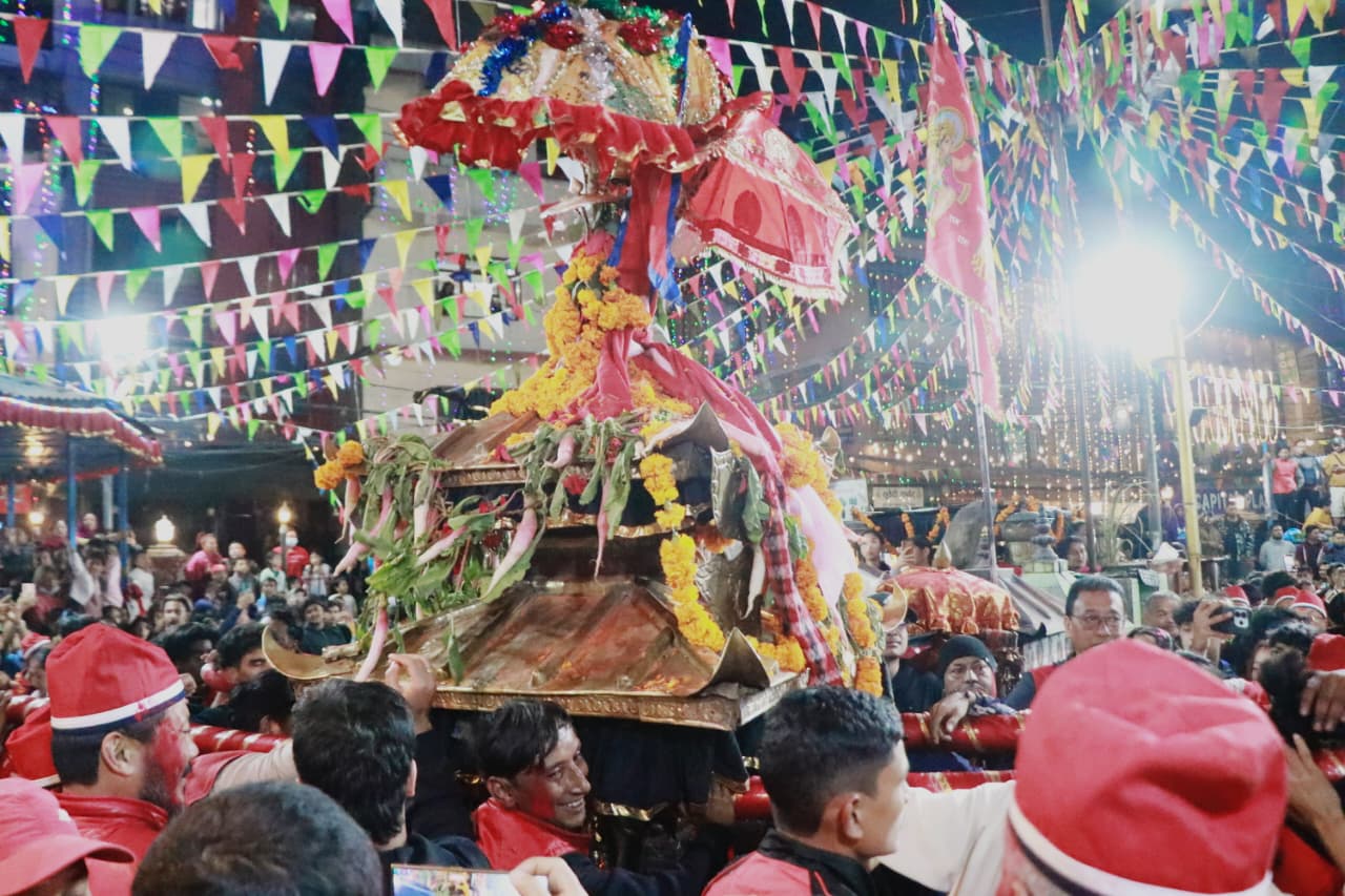 साढे तीन सय वर्ष पुरानो श्री चन्द्रविनायक तथा श्री भैरवनाथ जात्रा