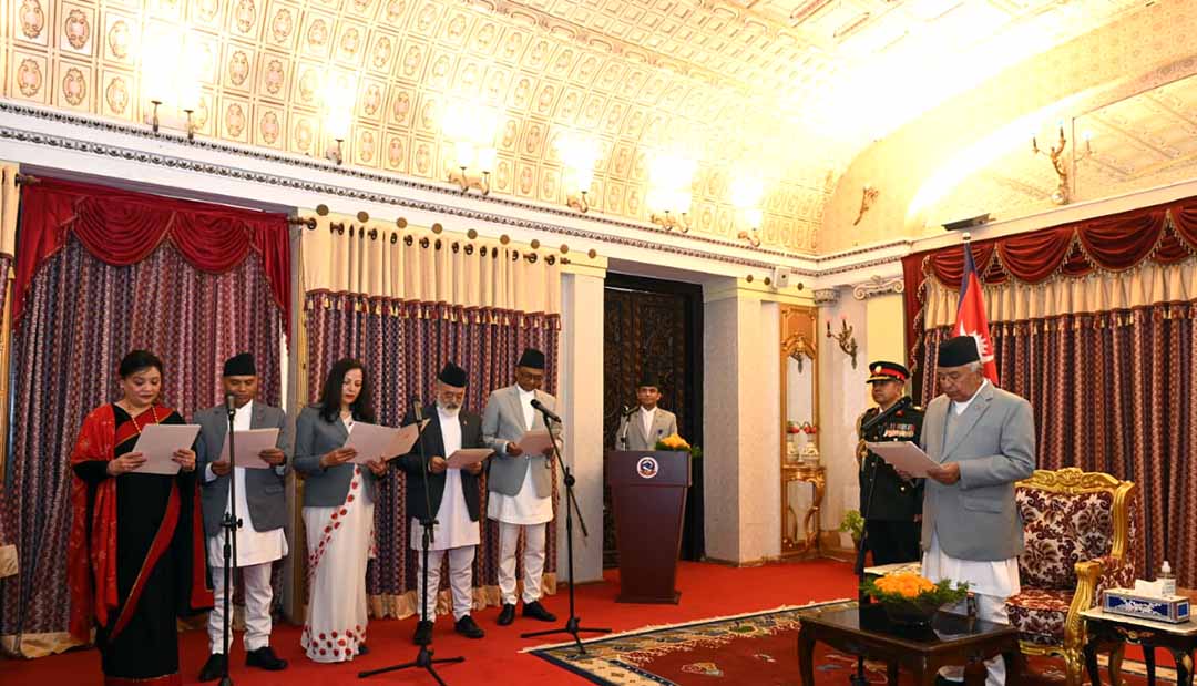 नवनियुक्त राजदूतहरुले लिए शपथ