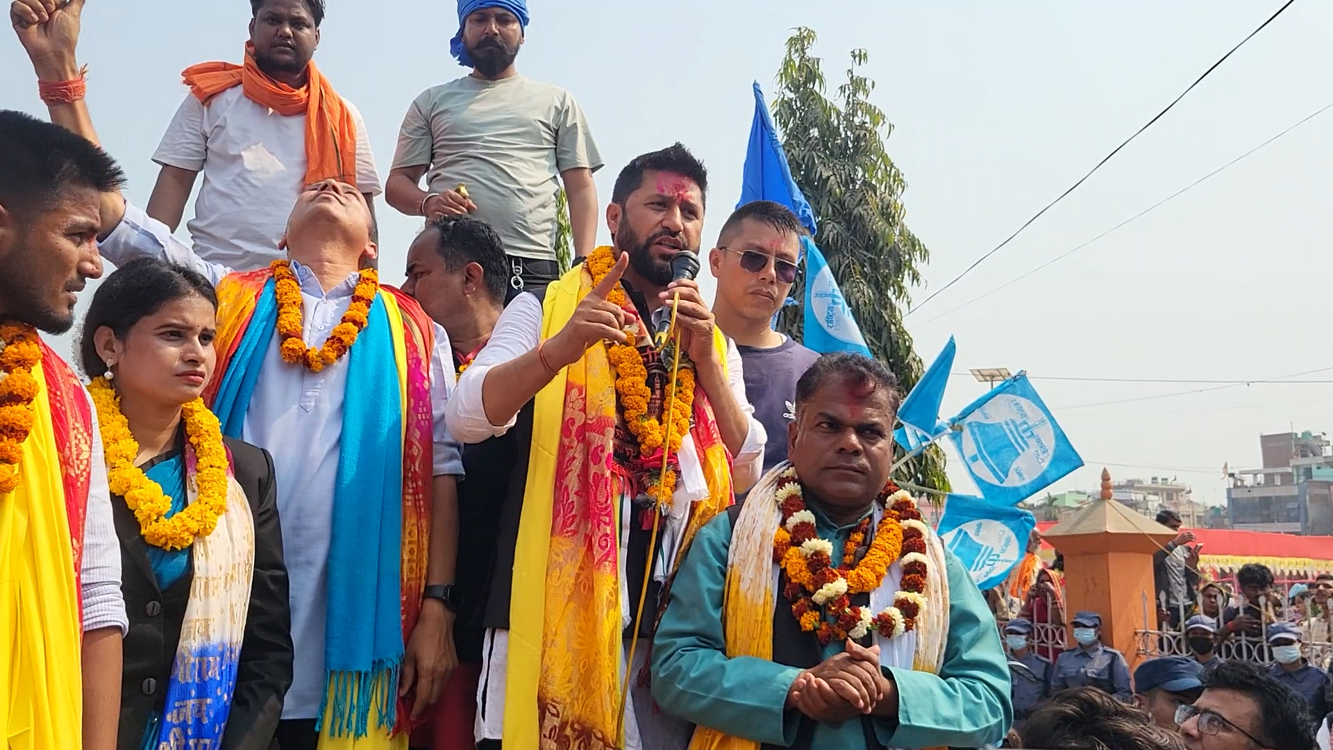 रवि लामिछानेले गरे जनकपुरधामको जानकी मन्दिरमा दर्शन एवं पूजापाठ