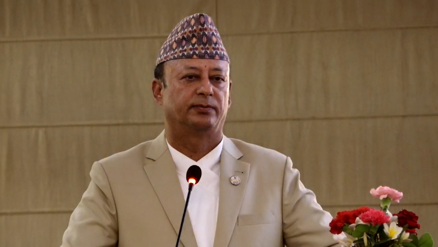 विपद् सम्बन्धी पूर्व सूचित गर्ने प्रविधिको विकास हुन आवश्यक छ : मन्त्री खड्का