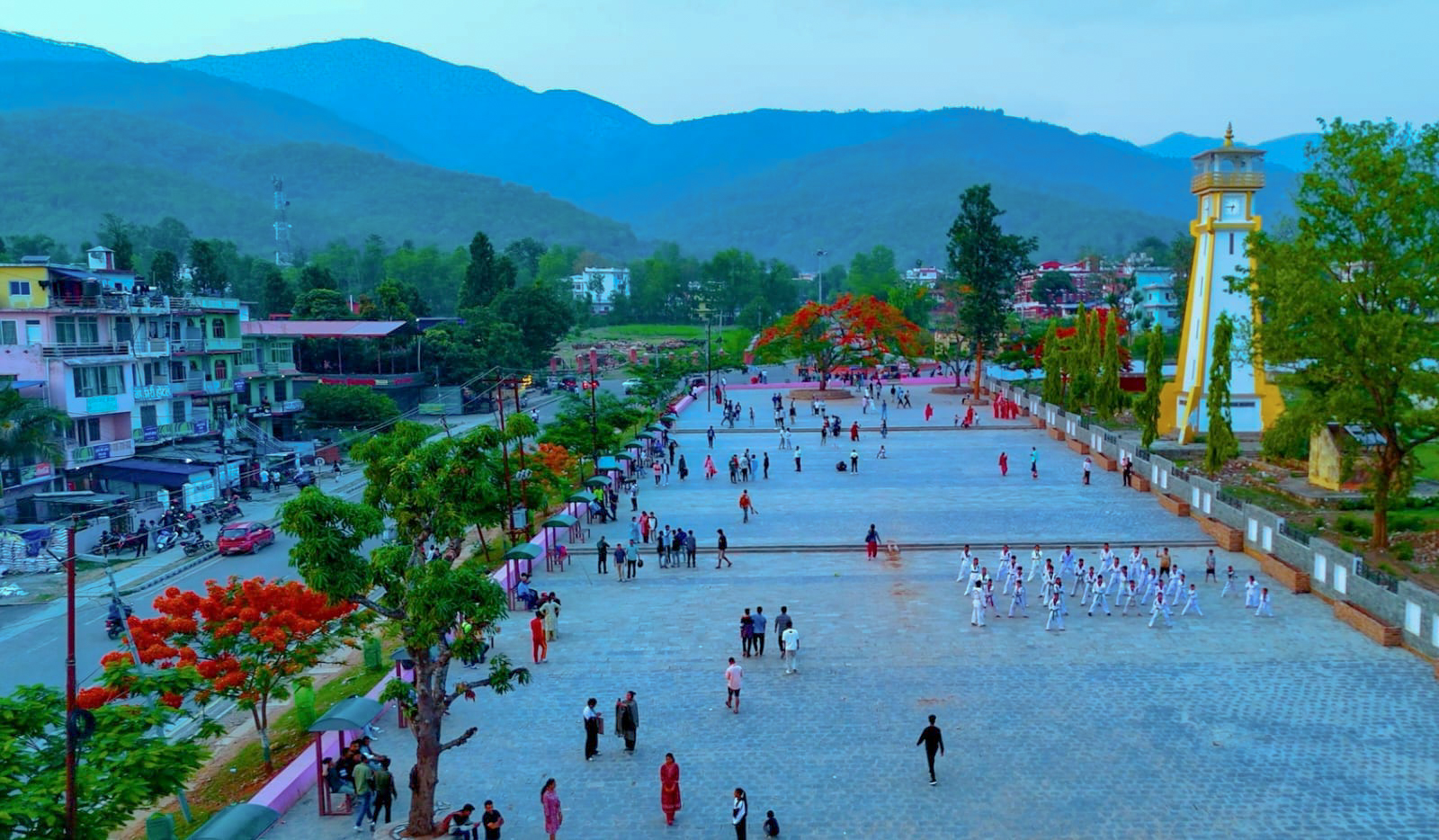 शान्त वीरेन्द्रनगर, ढकमक्क गुल्मोहर