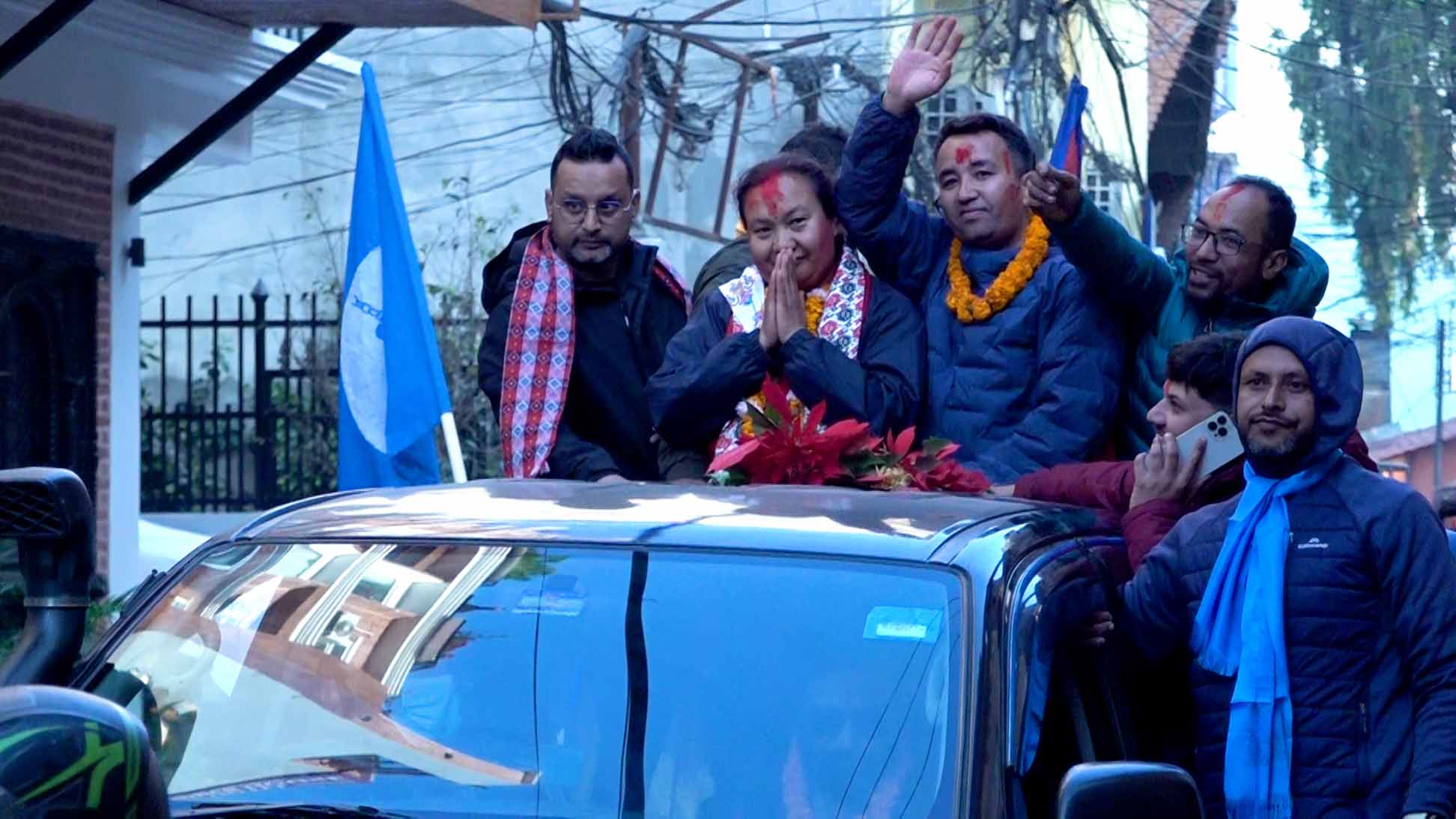 काठमाडौँ महानगरपालिका १६ मा रास्वपाको विजयी
