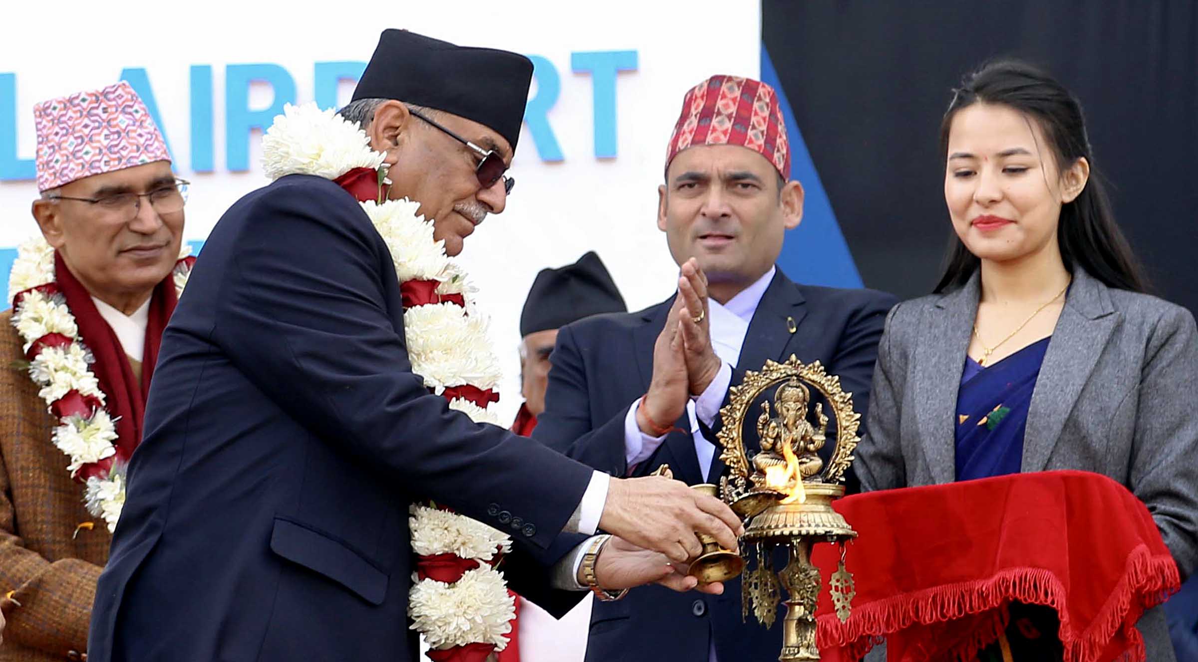 प्रधानमन्त्रीद्वारा पोखरा अन्तर्राष्ट्रिय विमानस्थलको उद्घाटन