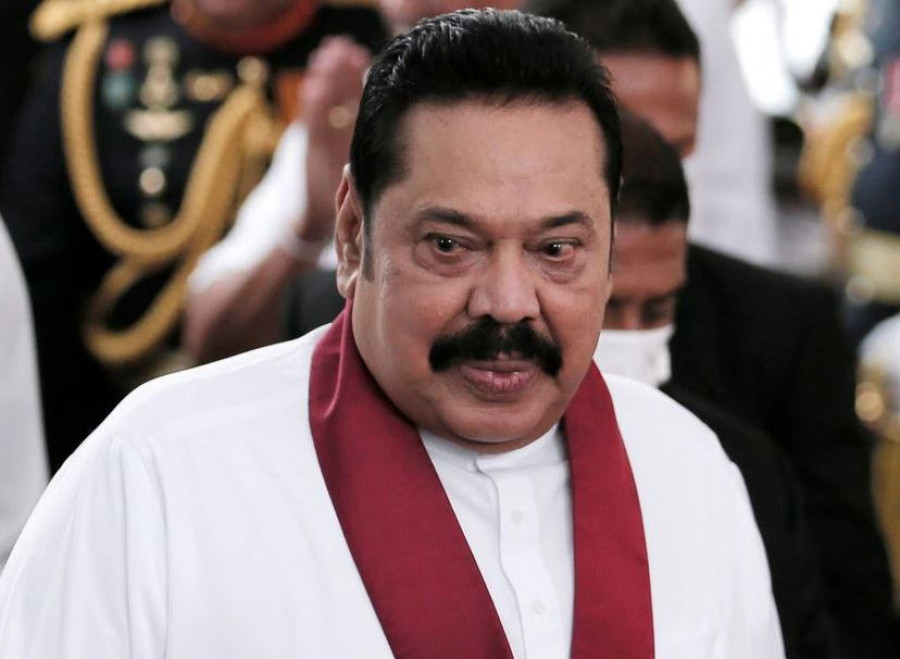 श्रीलङ्काका प्रधानमन्त्रीद्वारा पदबाट राजीनामा
