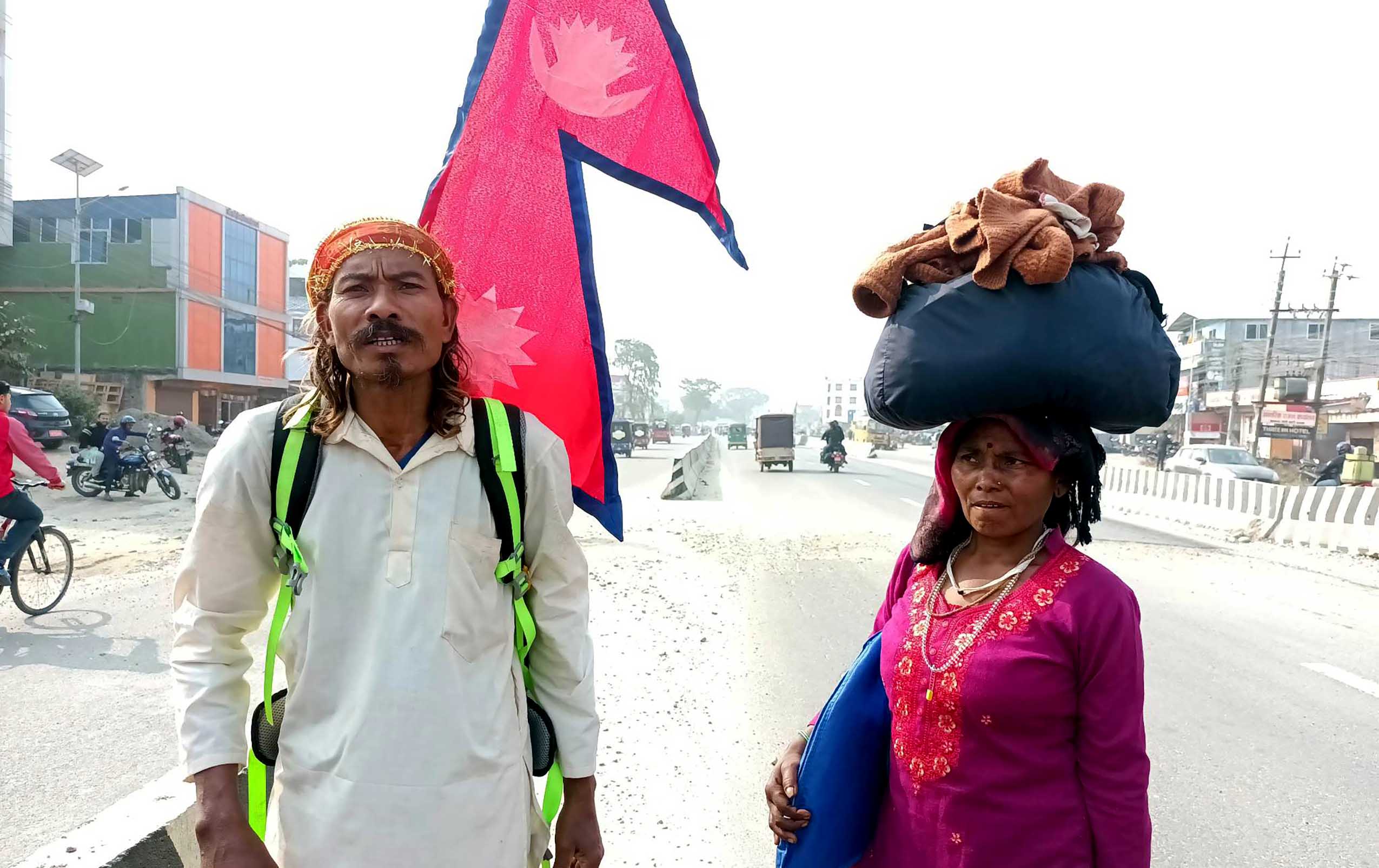 ‘रुपना थारू’ को मेची–काली उल्टो पदयात्रा