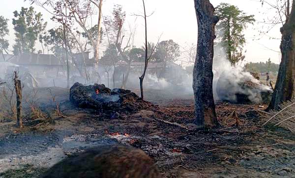 सप्तरीको चिम्टीमा भीषण आगलागी, एक सय बढी घर नष्ट