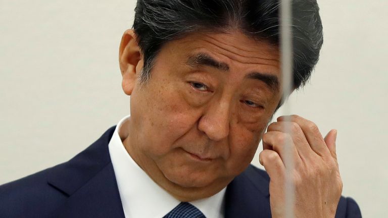  जापानी पूर्वप्रधानमन्त्री आबेमाथि गोली प्रहार 