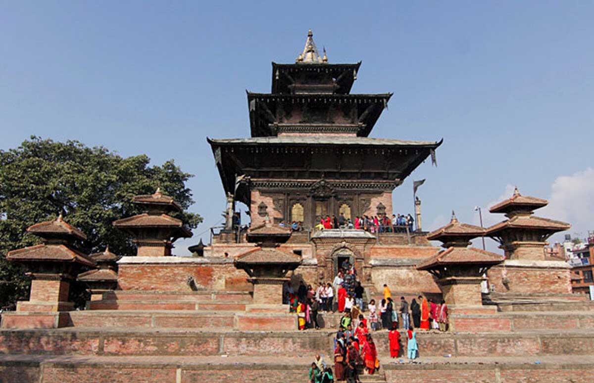 तलेजु भवानीलाई भित्र्याइयो हनुमानढोकाको मन्दिरमा