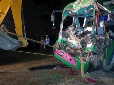 बाँकेमा बस दुर्घटना एउटै वडाका पाँच सहित ७ को मृत्यु, दुईको अवस्था गम्भीर