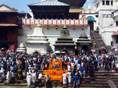 पशुपतिमा नेम्वाङको पार्थिव शरीर