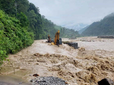 मेलम्ची तटीय क्षेत्र जोखिममा, सतर्कता अपनाउन आग्रह