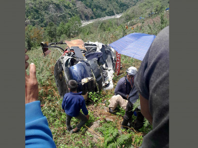 हेलिकोप्टर दुर्घटना अपडेट : एकको मृत्यु