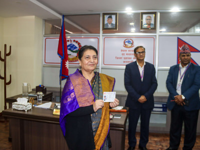 राष्ट्रको शान्तिका लागि मतभेदहरू समाधान गरेर अघि बढ्नु राम्रो हो : विद्यादेवी भण्डारी