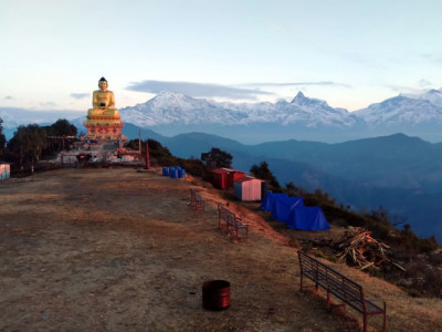 पर्यटकको आकर्षक गन्तव्य बन्दै थाप्लेको बुद्धमूर्ति