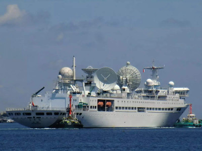 भारतको विरोधका बाबजुद चीनको जासुसी जहाज श्रीलंकाको हम्बनटोटा बन्दरगाहतर्फ बढ्दै