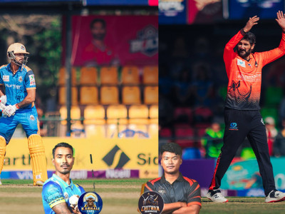 कर्णाली याक्सले चितवन राइनोजलाई दियो १६७ रनको लक्ष्य