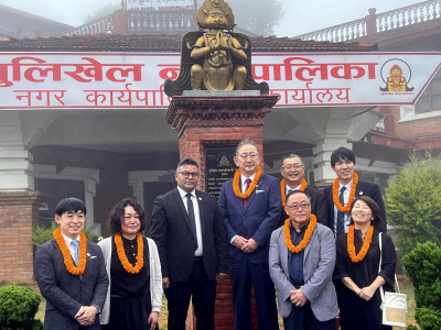 धुलिखेल र जापानको सरोमा नगरबीच सीप–प्रविधि आदानप्रदान सम्झौता