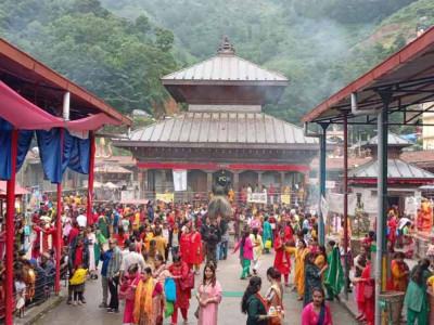 डोलेश्वर मन्दिरमा आज चारै ढोका खुला