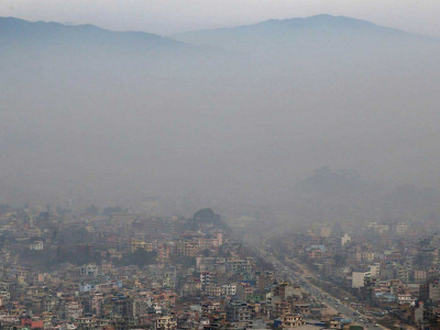 काठमाडौँमा न्यूनतम तापक्रम घटेसँगै चिसो बढ्यो
