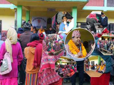 स्वास्थ्यकर्मीको टोली लिएर सांसद सुनिल शर्मा प्यूठानमा