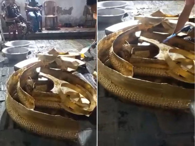 पशुपतिको शिवलिङ्गमा आज जलहरी राखिने