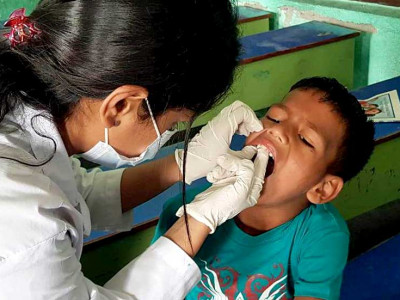 काठमाडौं मेडिकल कलेजको मुलपानीमा निःशुल्क स्वास्थ्य शिविर