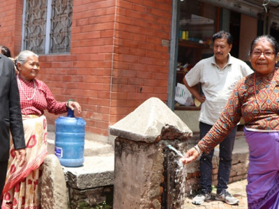 भक्तपुरमा मेलम्चीको पानी वितरण सुरु