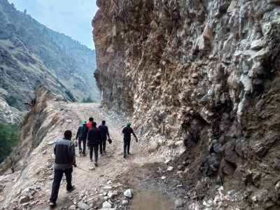 गमगढी–नाक्चेलाग्ना सडक : सात वर्षमा १८ किमी
