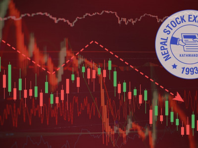 नेप्से परिसूचक घटेर २६२०.९२ विन्दुमा, कारोबार रकम पनि खुम्चियो