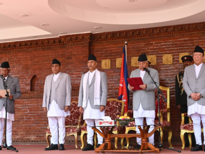 ज्येष्ठ सदस्य केसीले लिए पद तथा गोपनीयताको शपथ