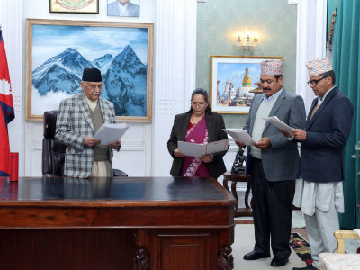 तीन विश्वविद्यालयका उपकुलपतिले लिए सपथ