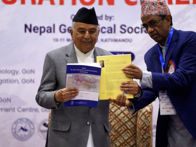 जलवायु न्यायको मुद्दालाई विश्वजगतमा पुर्याउनु पर्नेमा जोड : राष्ट्रपति पौडेल