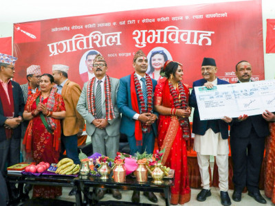 बिहेको खर्च जोगाएर विद्यालयमा अक्षयकोष स्थापना