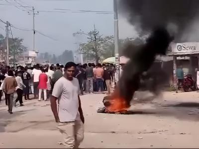 महोत्तरीको पडौल बजार बन्द, व्यापारी आन्दोलित