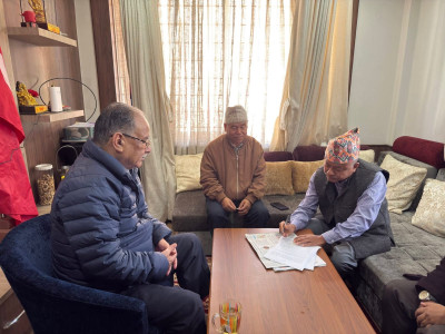 प्रचण्ड र गोपाल किरातीबीच ऐतिहासिक एकता घोषणा