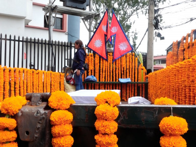 जेनजी आन्दोलनमा मृत्यु भएकाहरुको सामूहिक शवयात्रा